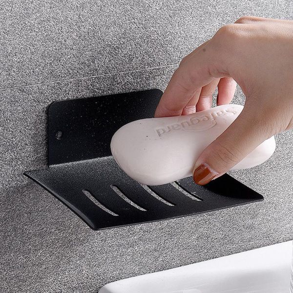 

soap dishes 2021 no drilling dish holder wall mounted sponge for kitchen bathroom organizer metal