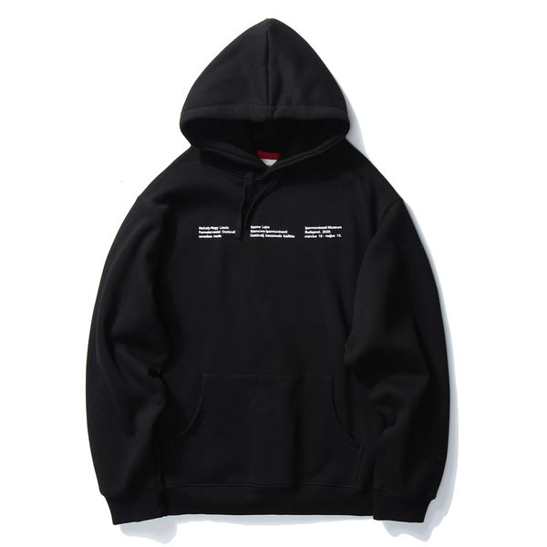

new qr 2021 code letter print harajuku hip hop streetwear hoodie sweatshirt autumn fleece casual hooded sweatshirts pullover y2rd, Black