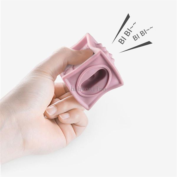 

baby soft toys sensory silicone educational building blocks 3d hanging ball babies rubber teether squeeze bath toys for toddlers