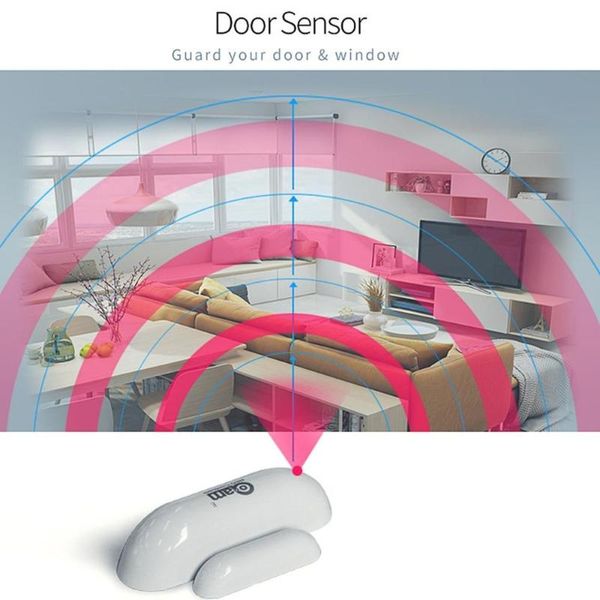 

alarm systems nas-ds01z zwave sensor door window compatible system with z-wave 300 series and 500 home automation anti-theft