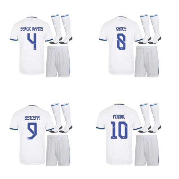 

men kids +socks real madrid soccer jersey fourth 20 21 22 hazard asensio sergio ramos alaba modric marcelo camiseta 2021 2022 vini jr, Black;yellow