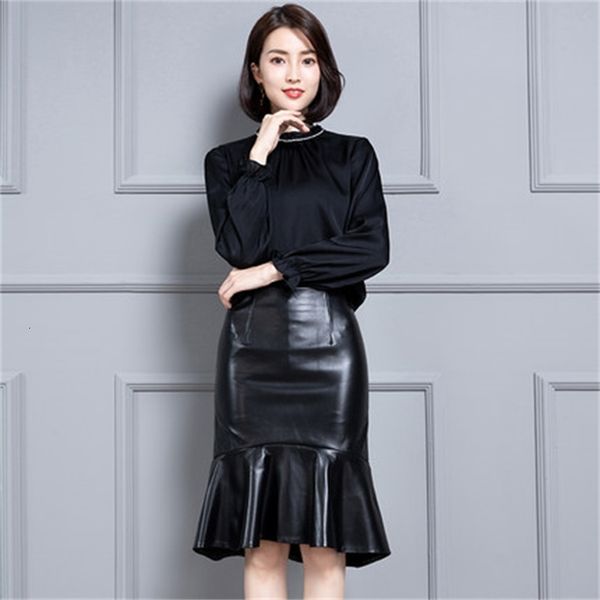 

2021 genuine new fashion sheep royal leather k36 2hvd, Black