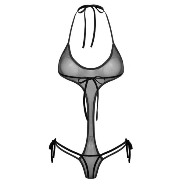 

womens swimsuit one piece biquini bikinis micro bikini swimwear 2021 black transparent sling string lace thong beachwear, White;black