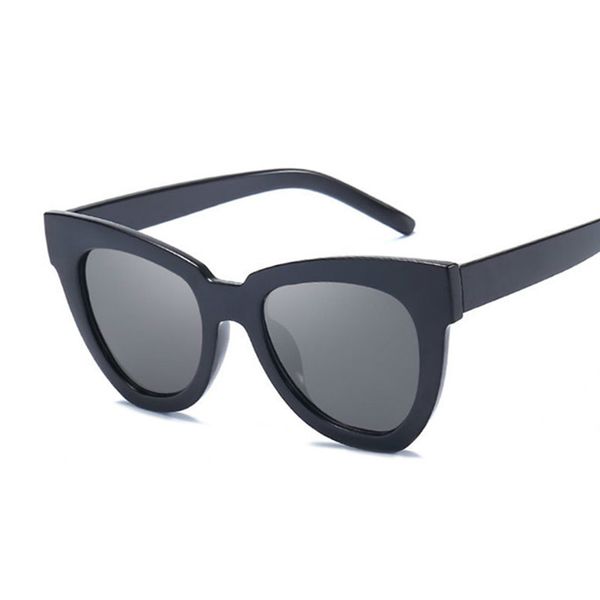 

cat eye sunglasses women brand designer mirror sun glasses ladies round lens shades for female eyewear