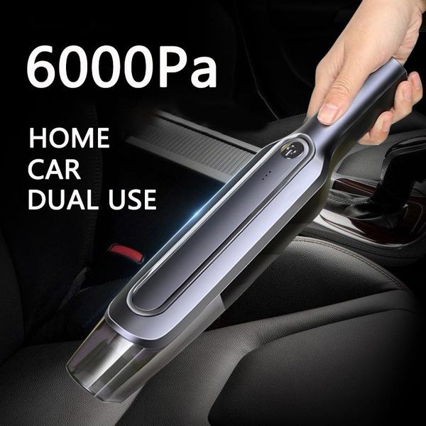 

vacuum cleaner rechargeable dust collector 6000pa sunction 4000mah cordless handheld dry/wet portable for home car