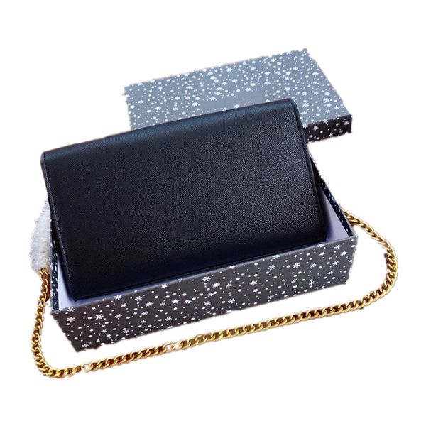 

caviar grained bag luxury shoulder cross body bags gold letter logo fashion boutique flap 24 cm golden chain france designer womens wallets