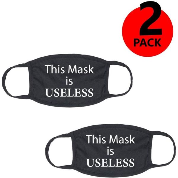 

other event & party supplies halloween cosplay 2pcs letter print mask for face bandana scarf fashion masque mondmasker maske cubreboca