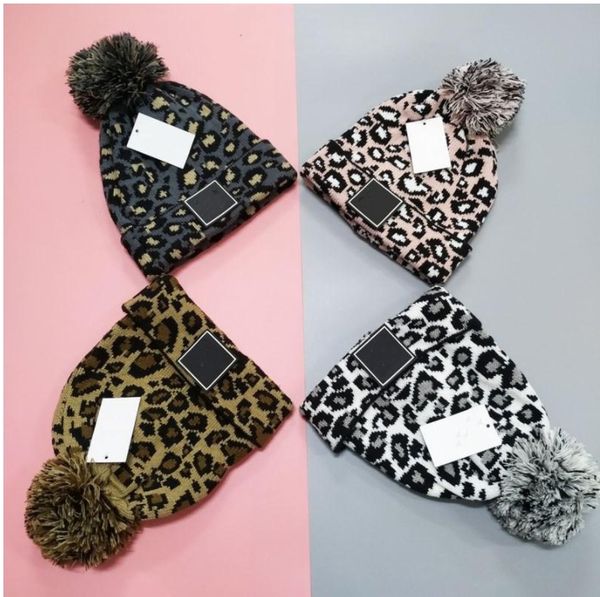 

knitted hat for women skullcap men beanie leopard hats winter retro brimless baggy melon cap cuff docker fisherman beanies wholesale, Blue;gray