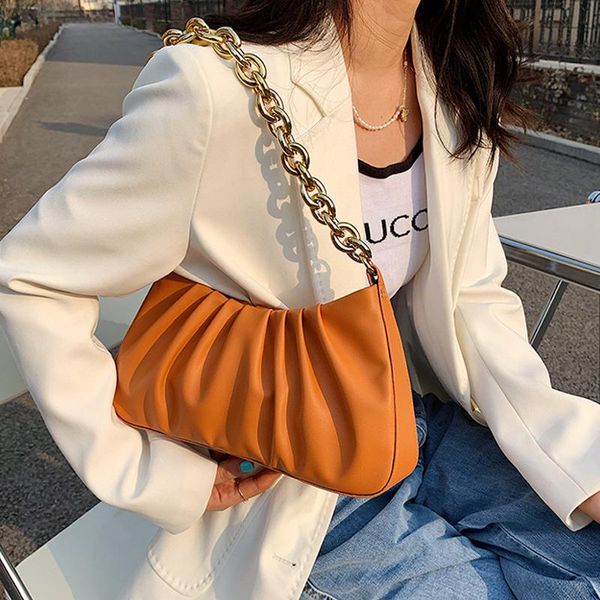 

cross body shoulder brand designer crossbody fashion women's chain small bag 2021 summer handbags purses pu leather tote