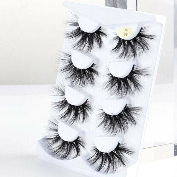 

false eyelashes resuable handmade wispy cross dramatic 3d soft mink hair 25mm lashes eye lash extension