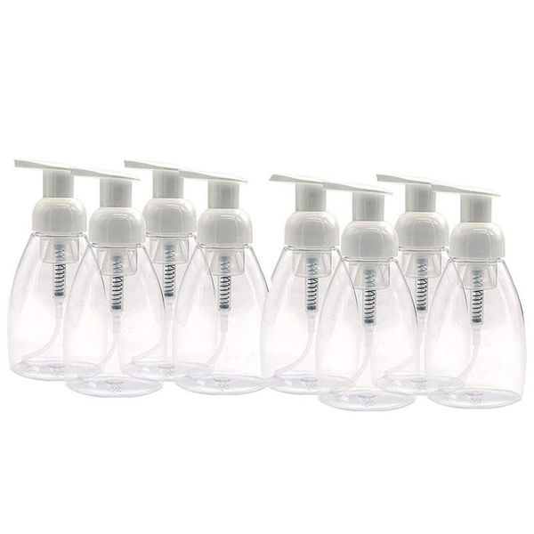 

liquid soap dispenser 8 pack foaming bottles,foaming hand on kitchen and bathroom sinks - easy press pump for kids