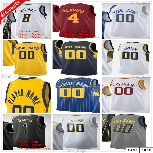 

custom printed caris 22 levert domantas 11 sabonis malcolm 7 brogdon myles 33 turner man women kids youth basketball jerseys, Black;red