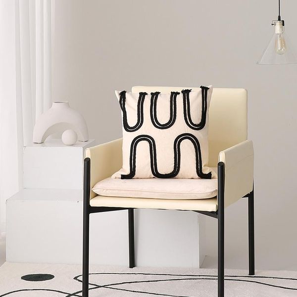 

pillow case 1pc tufted design artistic home bedding comfortable cover sofa throw single polyester cotton pillowcover only