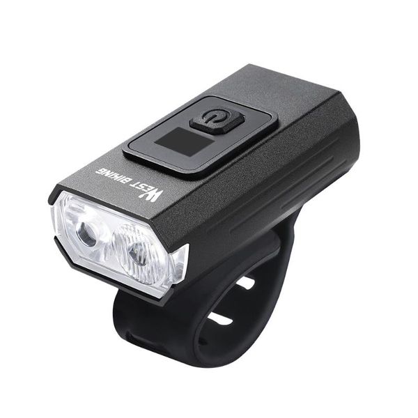 

west biking bike headlight 2 x t6 led usb rechargeable bicycle front headlamp mountain bike cycling accessories