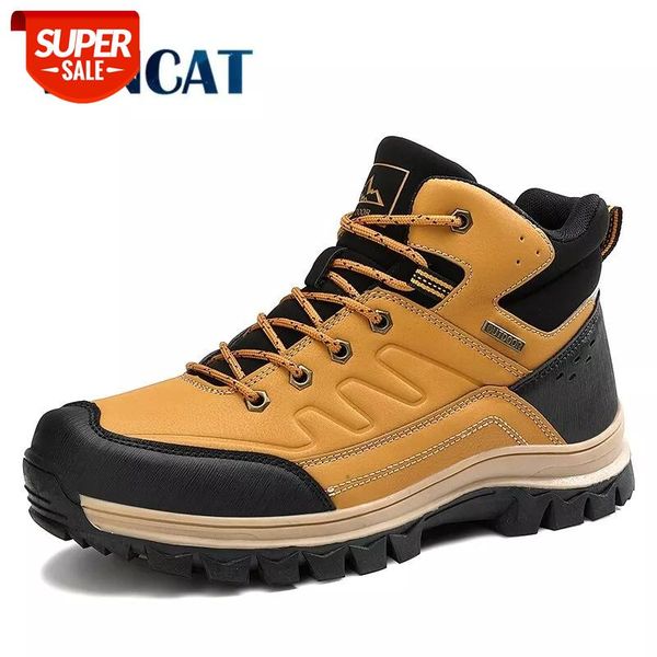 

2020 new spring autumn waterproof ankle boots breathable motorcycle boots men's sneakers fashion outdoor hiking men #pf1r