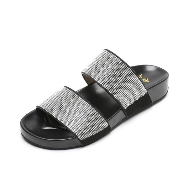 

2021 ladies sandals summer plat roman woman height comfort shoes female 2021 ladies casual footwear plus size, Black