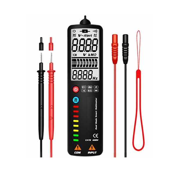 

multimeters maxrieny dual mode intelligent detection multimeter voltage detector ac/dc resistance frequency meter measure