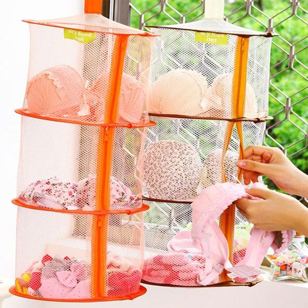 

household drying basket windproof hanging air-cure wet clothes holder for bra, underwear, panty, baby dress, socks