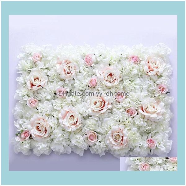 Evento Festivo Forniture per Feste Casa Giardino60X40Cm Fiore Artificiale Decorazione Della Parete Strada Piombo Ortensia Peonia Rosa Per Matrimonio Arco Padiglione