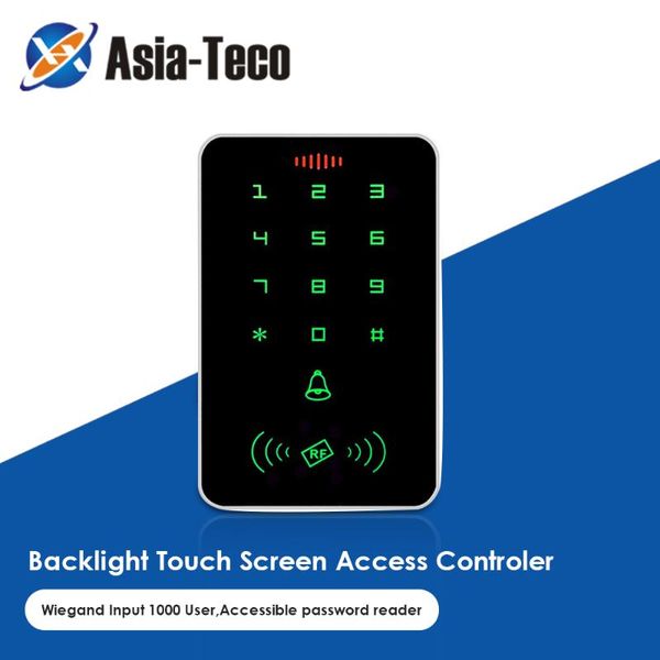 

backlight access redaer wiegand input 13.56mhz access keypad door lock opener card reader keypad control 1000 user