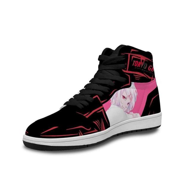 

2021 tokyo ghoul classic basketball shoes korean style for men's soft trainers