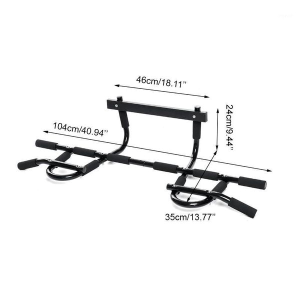 Barre orizzontali Home Gym Workout Porta per trazioni Barra per trazioni Esercizio per la parte superiore del corpo Allenamento fitness 120 kg Attrezzature sportive1