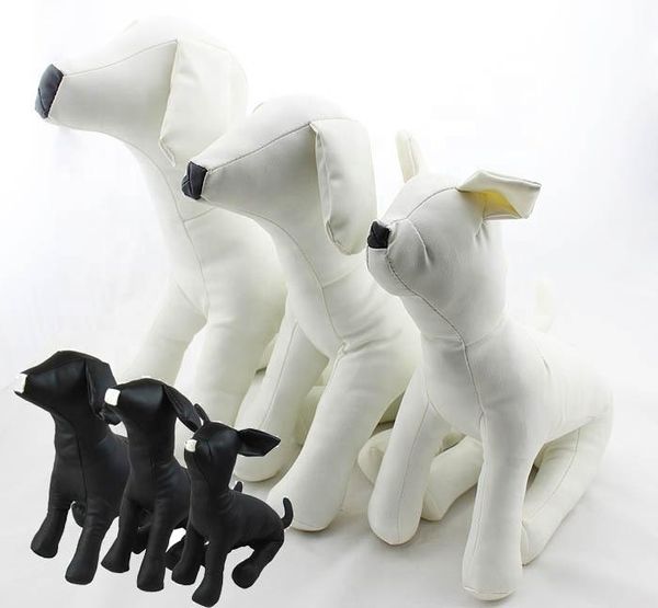 

dog apparel pet torsos models pvc leather mannequins clothing stand s/m/l