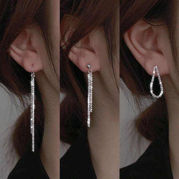 

full star earrings female earrings water temperament fashion long simple personalized