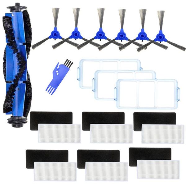 

1xroller brush 6x side brush hepa 6x primary filter for eufy 11 s robovac 30 30c 15c vacuum cleaner sweeper accessories