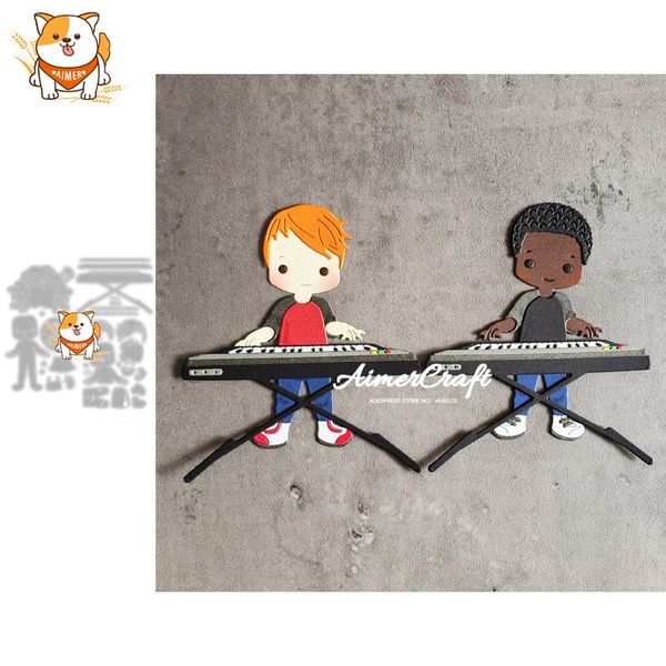 

painting supplies electronic organ boy girl metal cutting dies scrapbooking stencil diy embossing craft die cuts card making for 2021