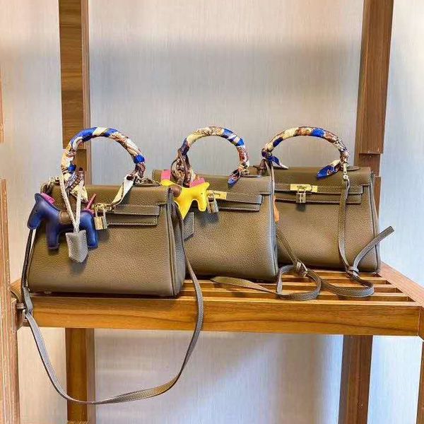 

designer handbags handbags genuine leather luxurys woman designer herme birkin bags shoulder bags bride bag litchi grain head layer cowhide