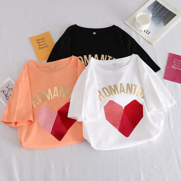 

t shirt for women summer korean white cotton short sleeve half clothes we17