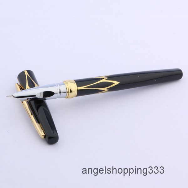 

1pc new gold red fine nib filling school office writing delivery