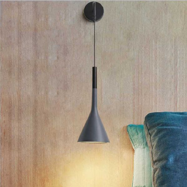 

bedside lamp wall lamp bedroom nordic modern simple corridor background wall living room stair