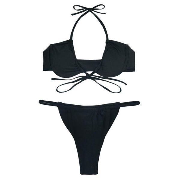 

women's micro bikini stripe print high cut brazilian thong push-up swimwear swimsuit bathing beachwear swimsuit f2k4, White;black