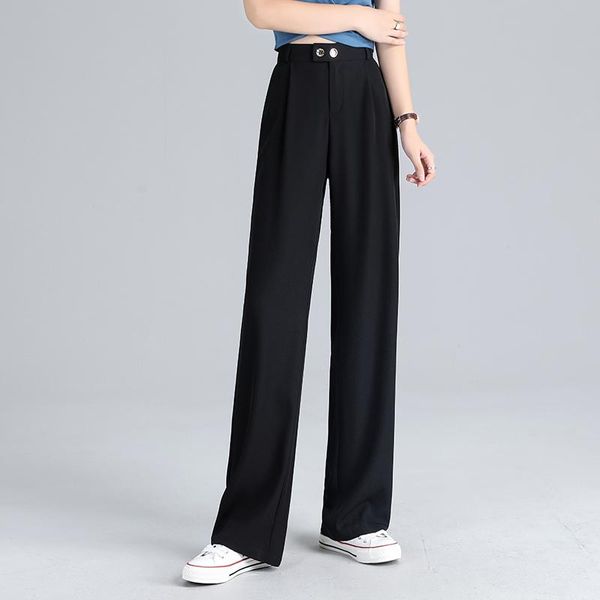 

women's pants & capris wholesale 2021 spring summer autumn fashion casual long women woman female ol streetwear py1483, Black;white