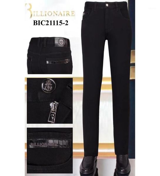 

men's jeans autumn and 2021 winter pre-sale cotton cowhide fashion embroidery comfortable size 31-40, Blue