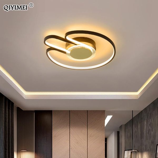 

led modern chandelier lighting for living study room bedroom with remote control lamps home fixtures ac 90-260v
