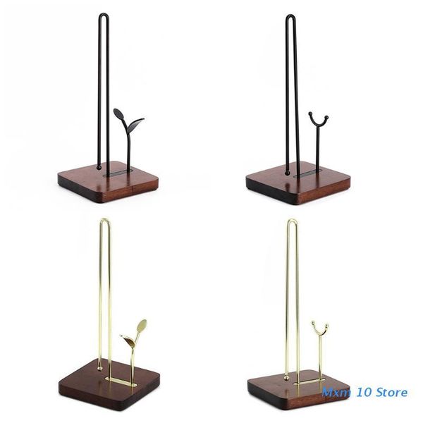 

toilet paper holders wooden towel roll stand counterholder plastic wrap