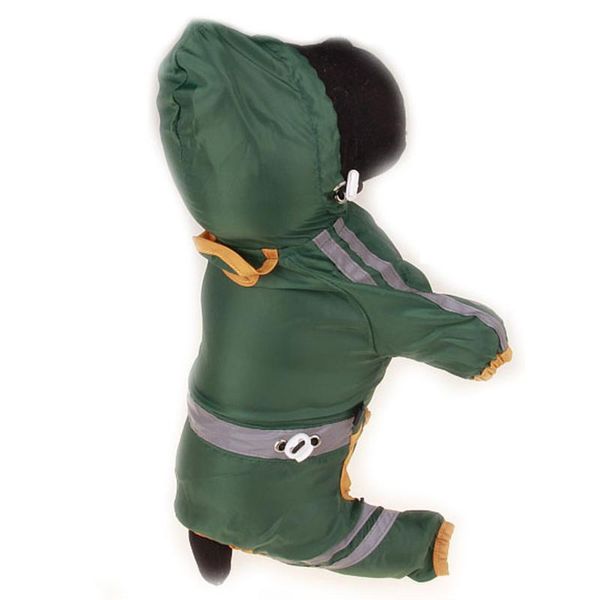 

dog apparel pet products raincoat puppy pvc single layer safe shiny rainwear jumpsuits 2021 style