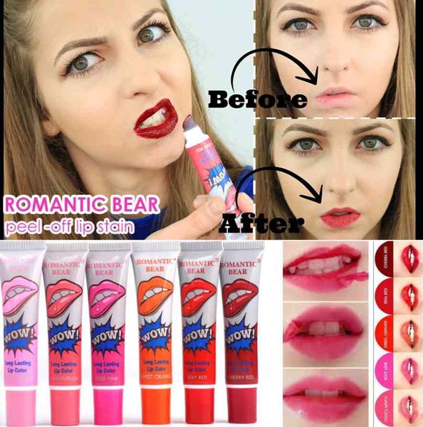 72Pcs Orso romantico Labial Mate Liquido Larga Durata Batom Wow Beauty Lips Tint Tatoo Pack