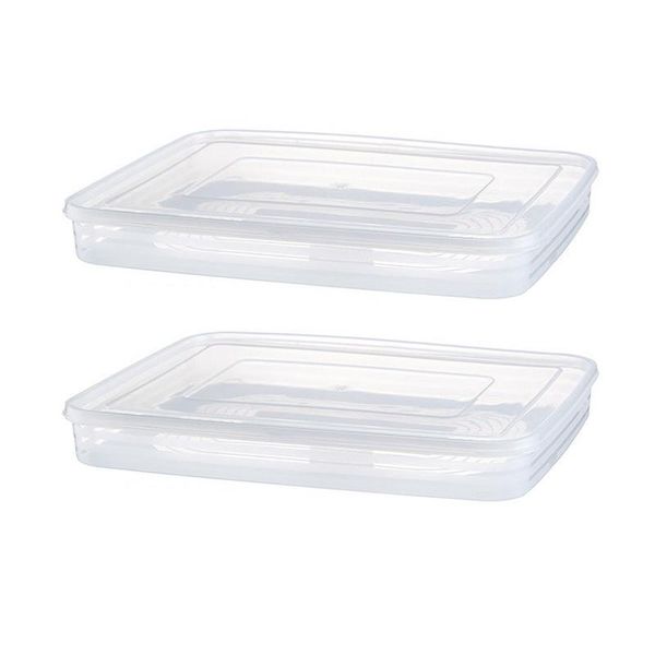 

storage bottles & jars refrigerator dumplings box with lid plastic er fridges space saver food organizer rack holder tray boxes