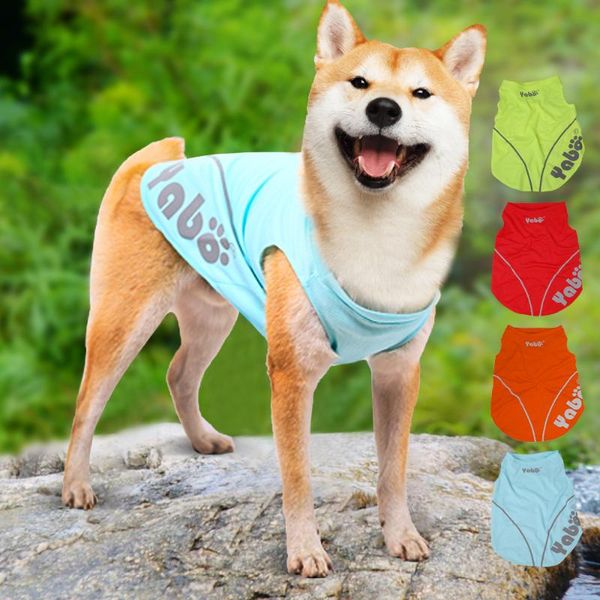 

dog apparel pet cloth outdoor summer breathable vests sportswear for medium/large dogs pets sport clothes s/m/l/xl/xxl