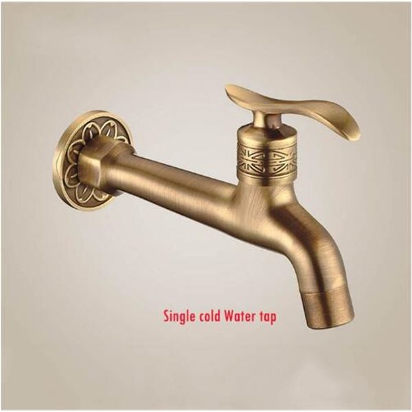 

2021 new antique bibcock, outdoor faucet, brass decorative garden tap/washing machine water mixer tap jkzh