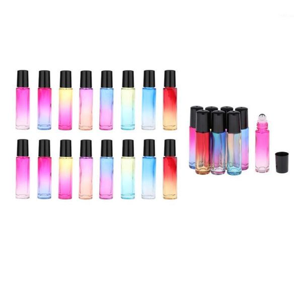 

storage bottles & jars 24pcs roll on glass perfume essential oil bottle travel