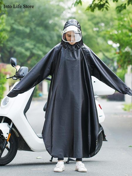 

raincoats trench coat women raincoat motorcycle thickened men rain poncho jacket waterproof clothing women's long cloak gift ideas