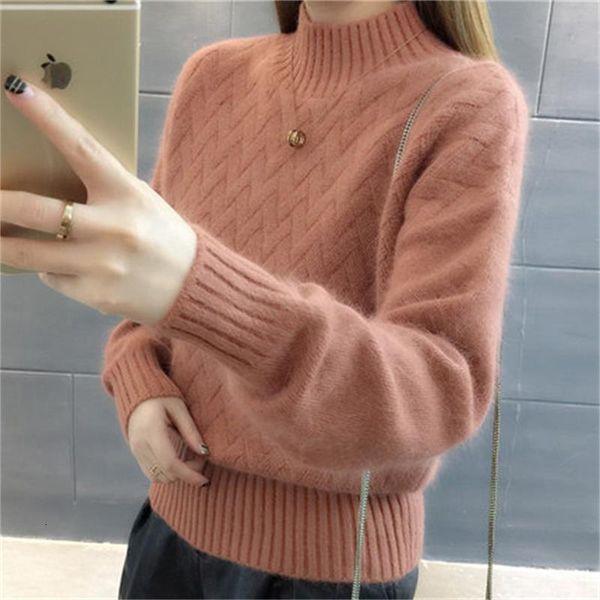 

2021 autumn and winter quality torsion sweater shirt settlement lady hnzj, White;black