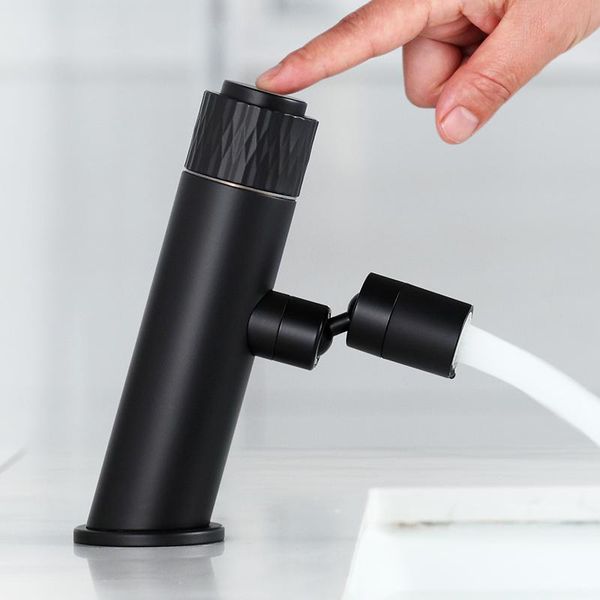 

faucets black basin push button design flexible spout bathroom washbasin taps vessel sink mixer tap deck mounted single hole