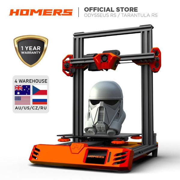 

printers 2021 est homers/tevoÂ® rs 3d prinster diy kits 235*235*250mm print size ac bed/tmc2208/touchscreen mainboard/wifi