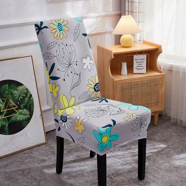 

chair covers spring and summer soft texture fashion mordern plants patterns cover comfortable elastic cotton